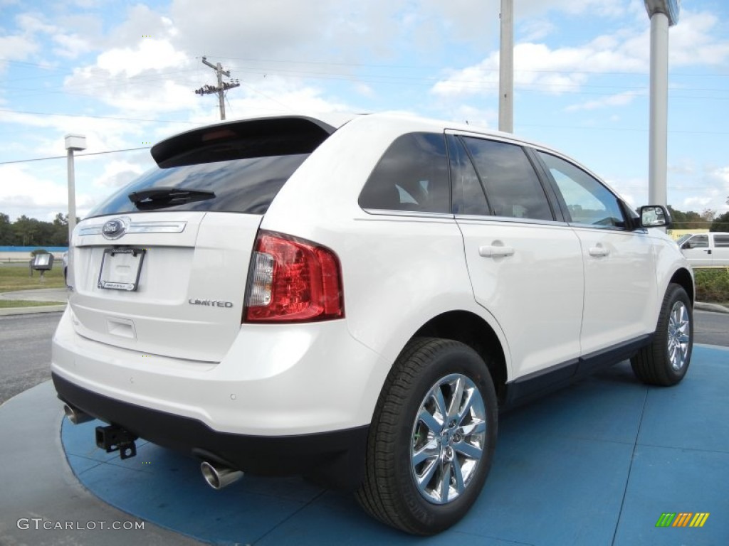 White Platinum Metallic Tri-Coat 2012 Ford Edge Limited Exterior Photo #56580149