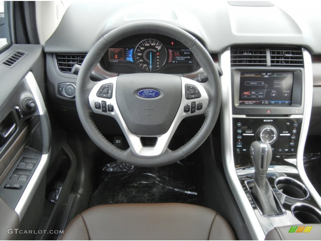 2012 Ford Edge Limited Sienna Dashboard Photo #56580195