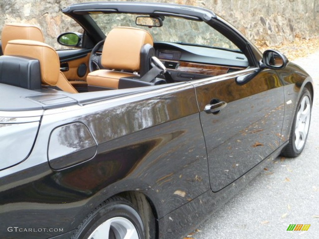 2008 3 Series 328i Convertible - Black Sapphire Metallic / Saddle Brown/Black photo #16