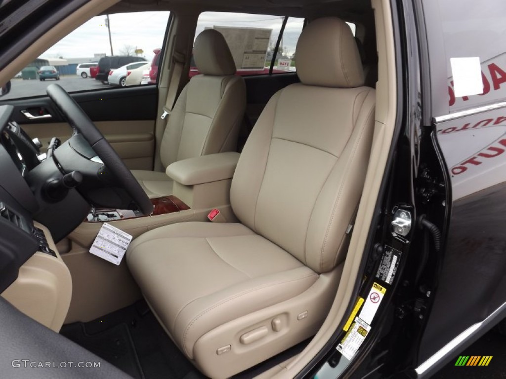 Sand Beige Interior 2012 Toyota Highlander Limited Photo #56580780