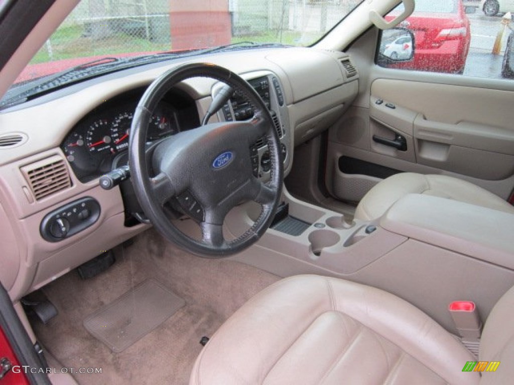 Medium Parchment Interior 2005 Ford Explorer XLT 4x4 Photo #56581335