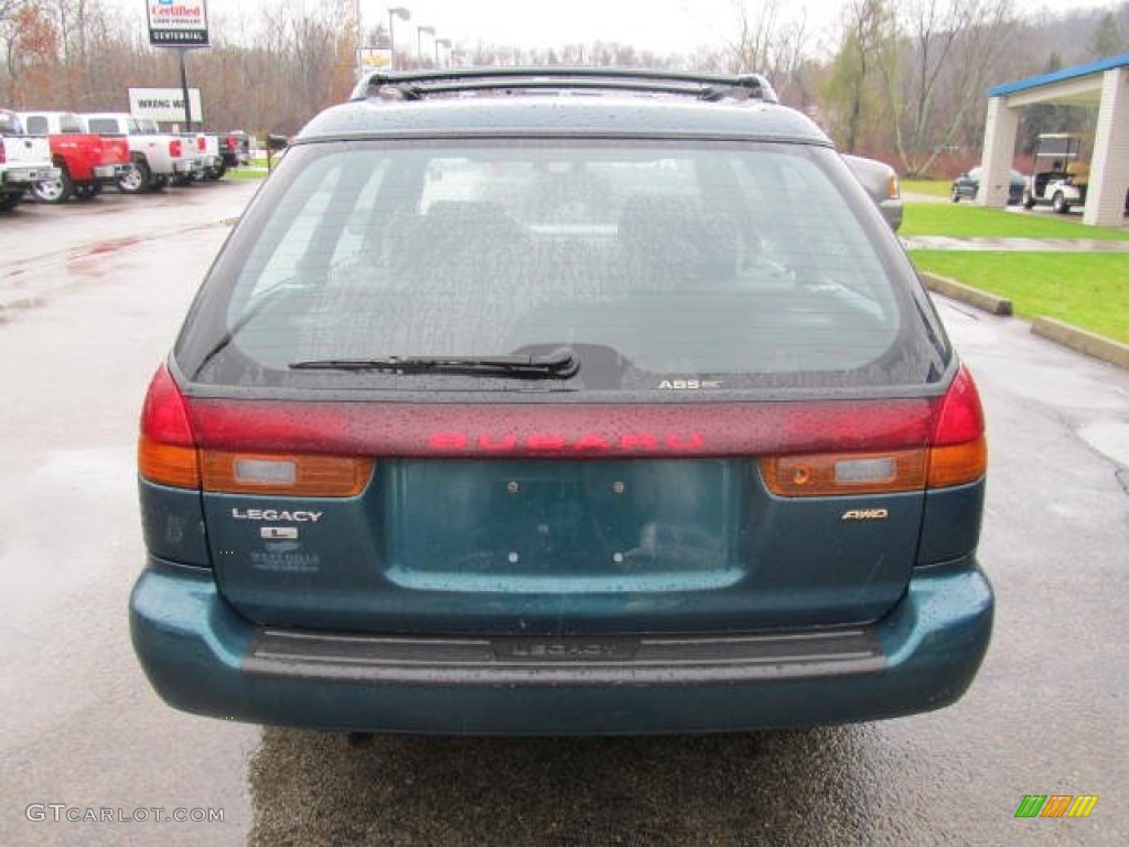 1999 Legacy L Wagon - Spruce Green Pearl / Gray photo #3