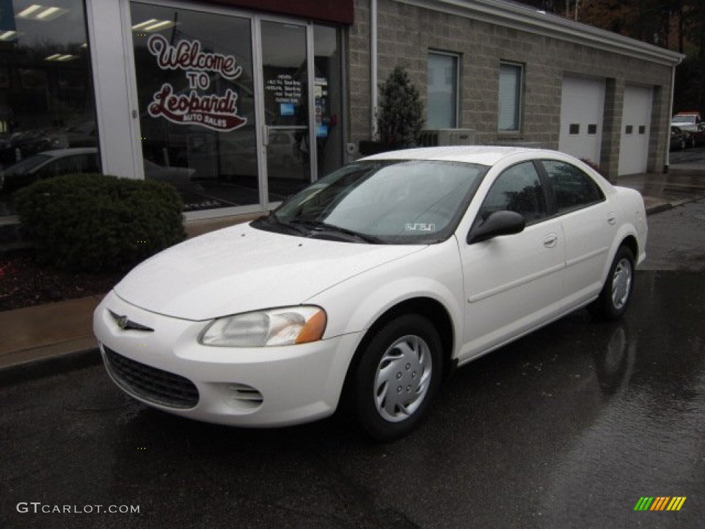 2002 Sebring LX Sedan - Stone White / Dark Slate Gray photo #1