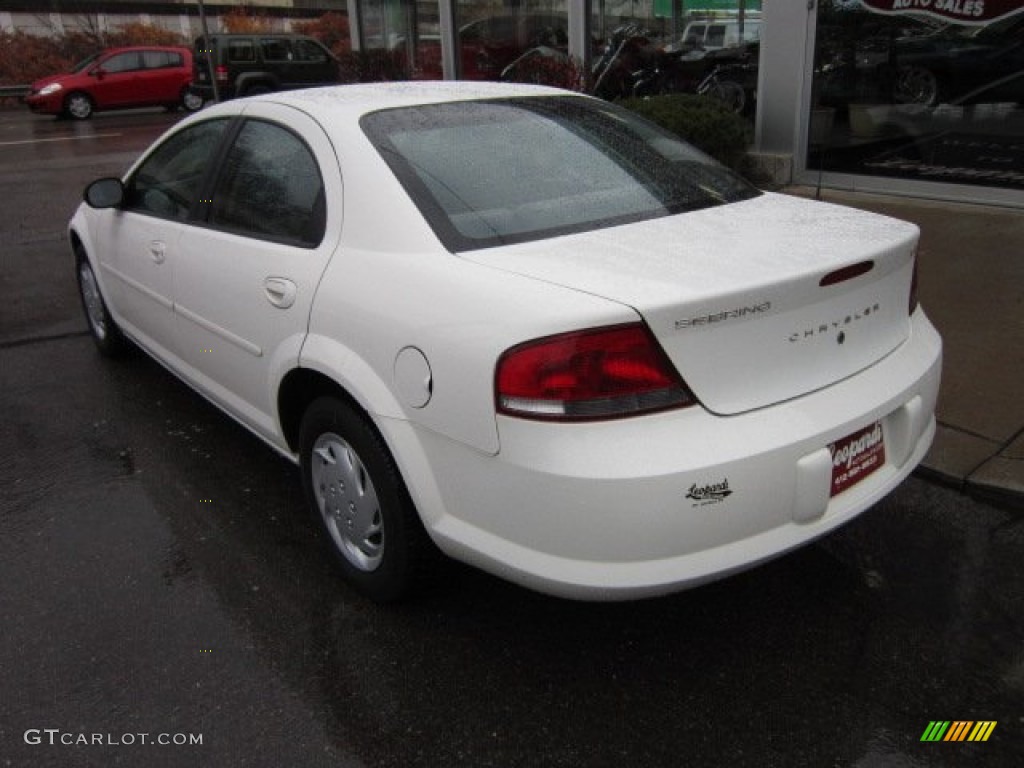 2002 Sebring LX Sedan - Stone White / Dark Slate Gray photo #3