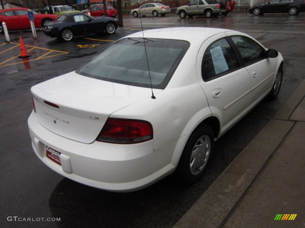 2002 Sebring LX Sedan - Stone White / Dark Slate Gray photo #5
