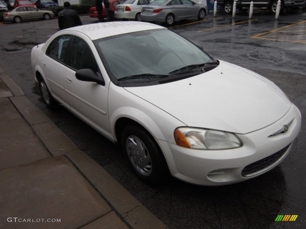 2002 Sebring LX Sedan - Stone White / Dark Slate Gray photo #6