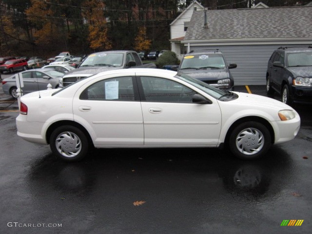 2002 Sebring LX Sedan - Stone White / Dark Slate Gray photo #9