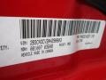 PR3: TorRed 2010 Dodge Charger SXT Color Code
