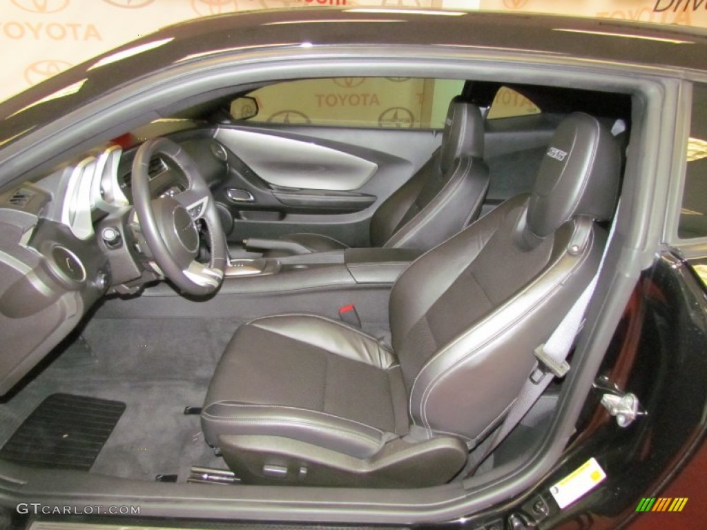 Black Interior 2010 Chevrolet Camaro SS Coupe Photo #56583886