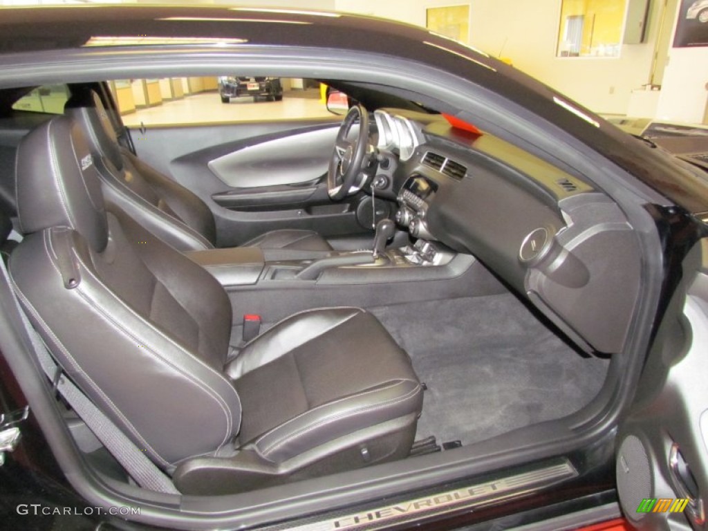 Black Interior 2010 Chevrolet Camaro SS Coupe Photo #56583978