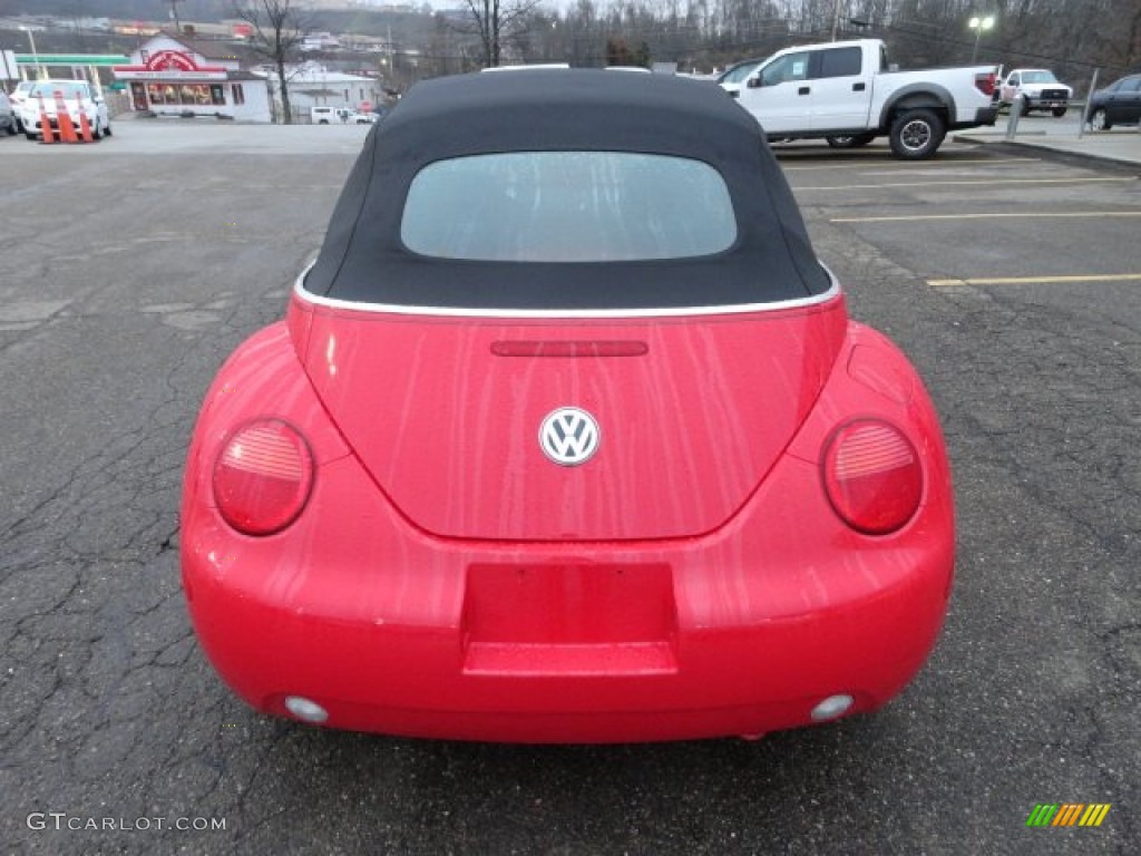 2004 New Beetle GL Convertible - Uni Red / Black photo #3