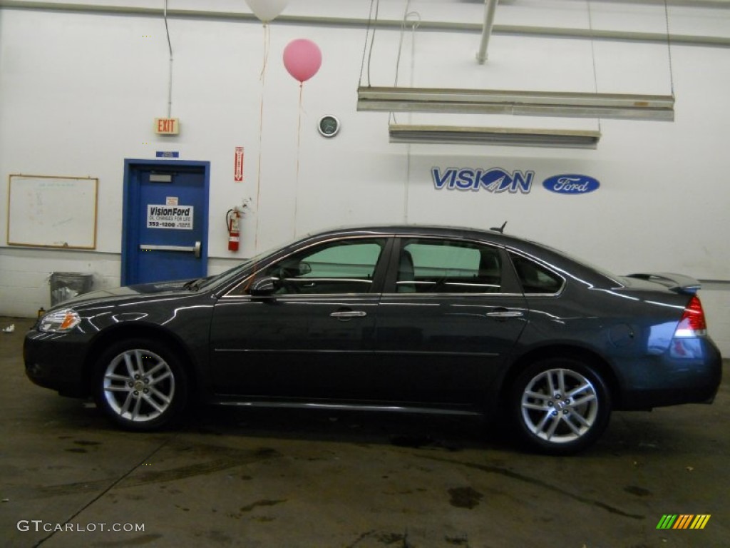 2011 Impala LTZ - Cyber Gray Metallic / Gray photo #20
