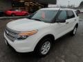 2011 White Suede Ford Explorer FWD  photo #8