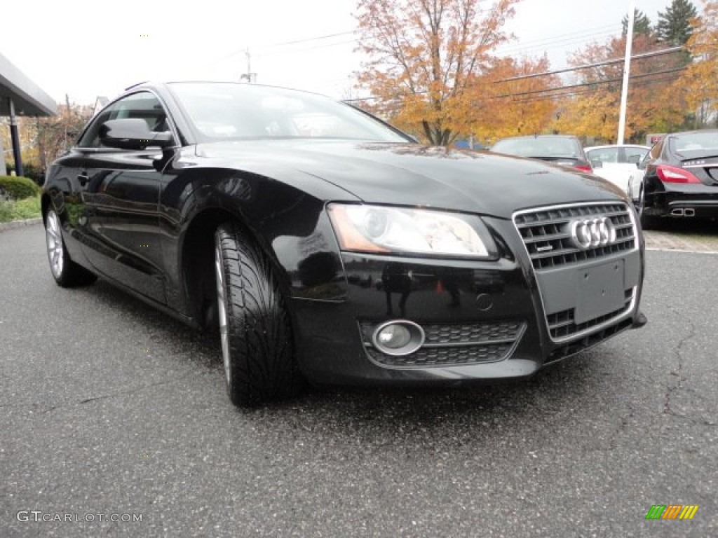 Brilliant Black 2010 Audi A5 2.0T quattro Coupe Exterior Photo #56587182