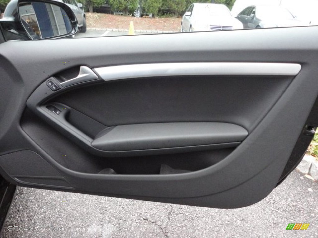 2010 Audi A5 2.0T quattro Coupe Black Door Panel Photo #56587209