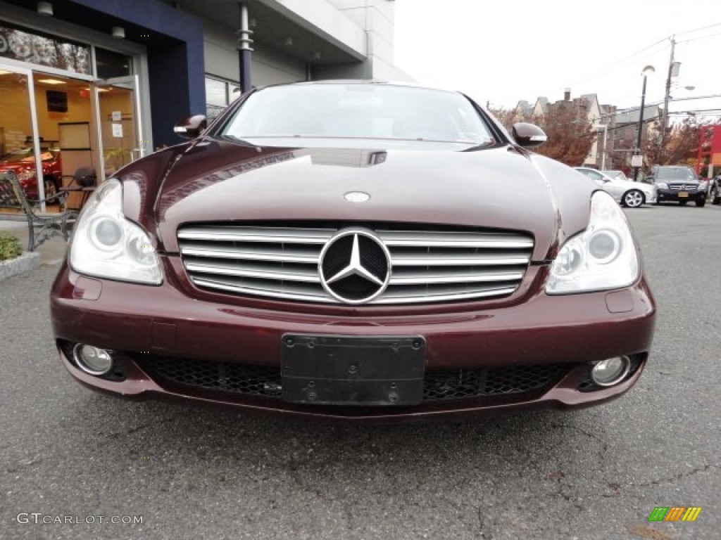 2006 CLS 500 - Bordeaux Red Metallic / Sunset Red photo #2