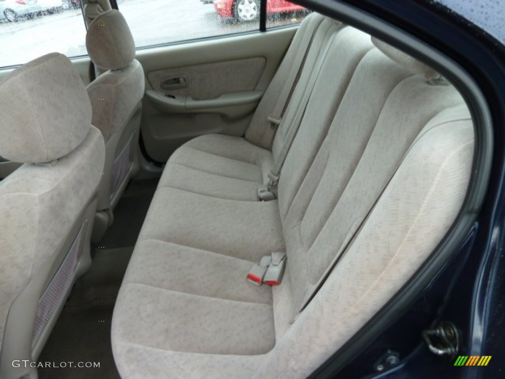 2006 Elantra GLS Sedan - Moonlit Dark Blue / Beige photo #11