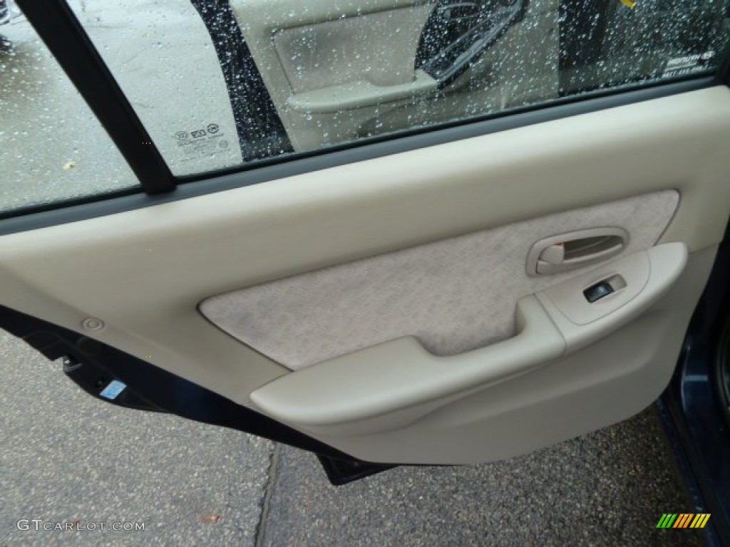 2006 Elantra GLS Sedan - Moonlit Dark Blue / Beige photo #13