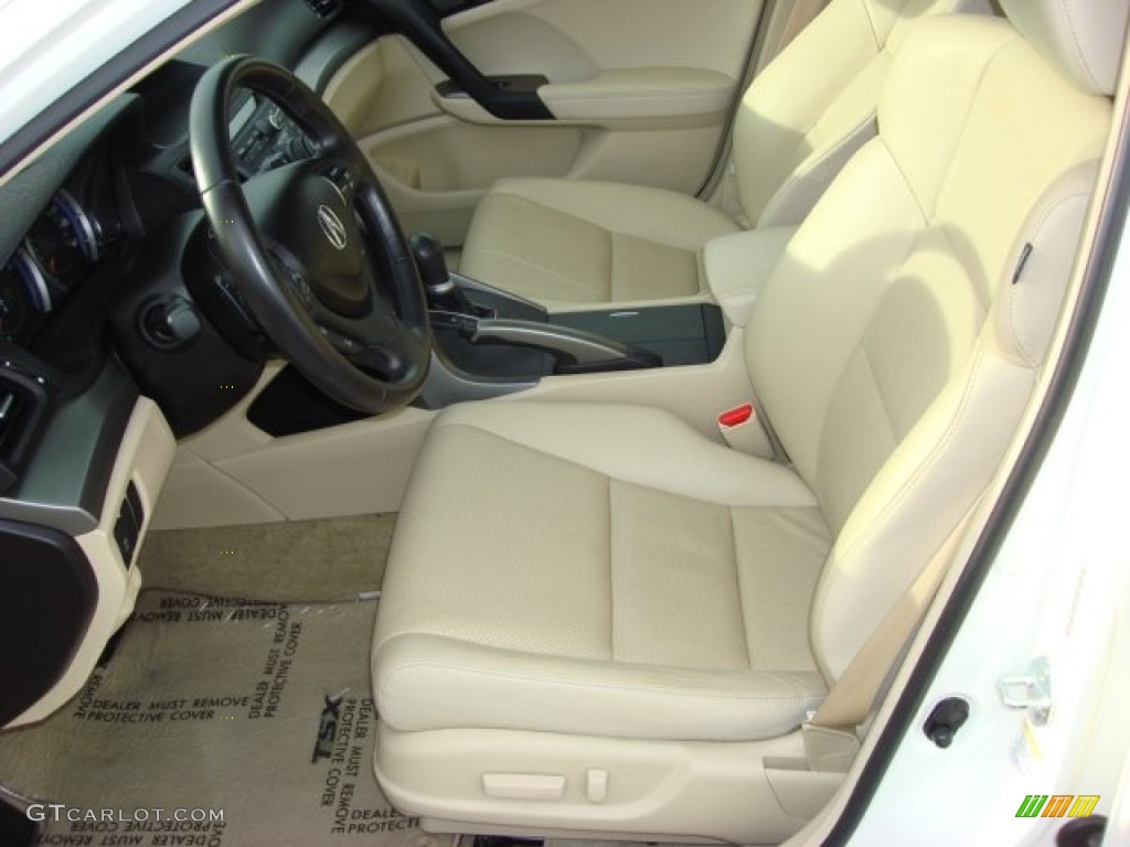 Parchment Interior 2010 Acura TSX Sedan Photo #56588181