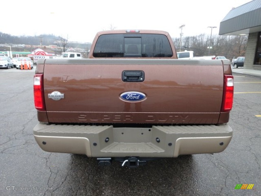 2012 F350 Super Duty King Ranch Crew Cab 4x4 - Golden Bronze Metallic / Chaparral Leather photo #3