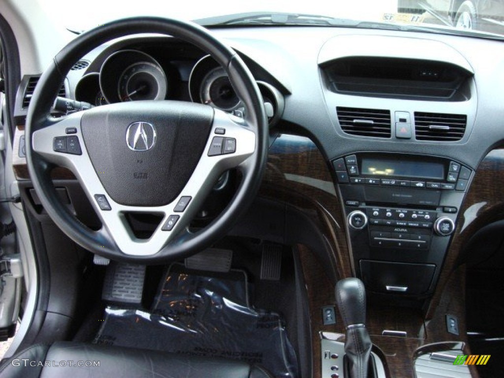 2010 Acura MDX Standard MDX Model Ebony Dashboard Photo #56589336