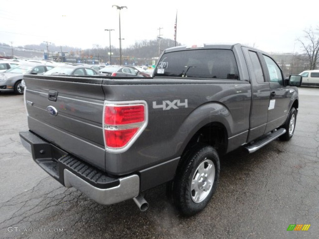 2011 F150 XLT SuperCab 4x4 - Sterling Grey Metallic / Steel Gray photo #4