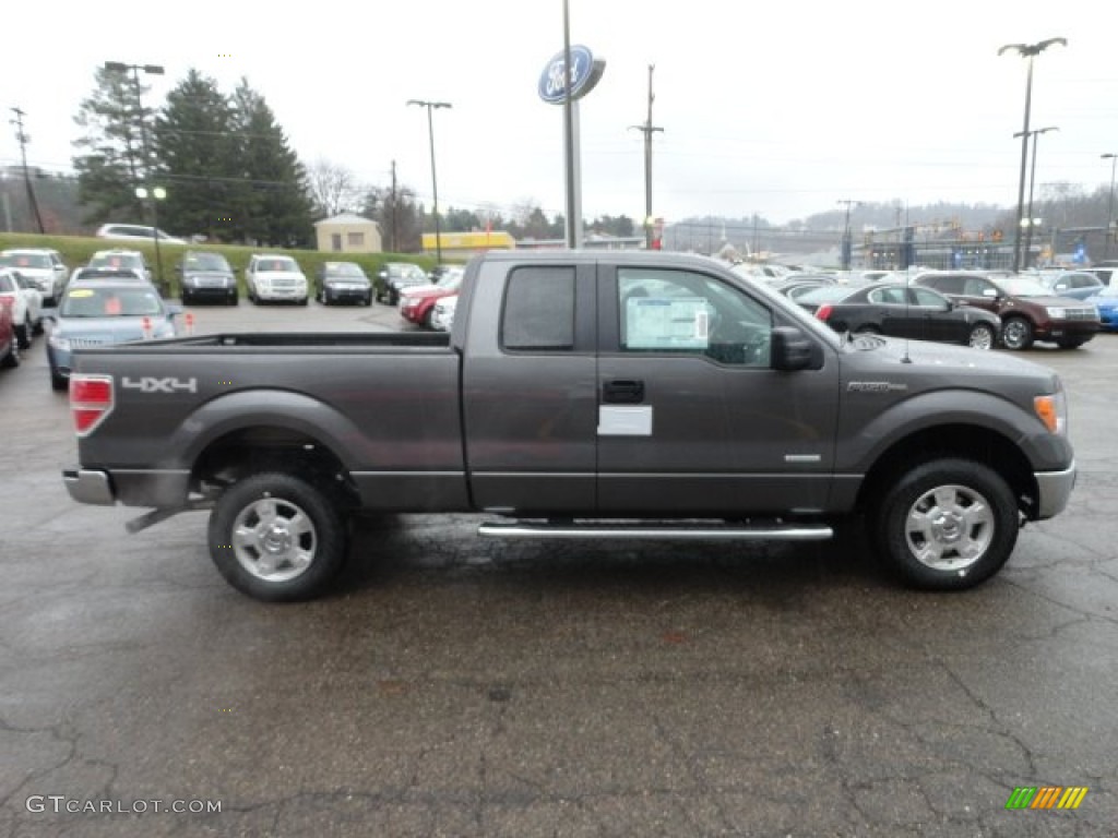 2011 F150 XLT SuperCab 4x4 - Sterling Grey Metallic / Steel Gray photo #5