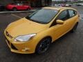 2012 Yellow Blaze Tricoat Metallic Ford Focus SE Sport 5-Door  photo #8