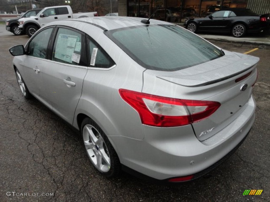 Ingot Silver Metallic 2012 Ford Focus Titanium Sedan Exterior Photo #56589921