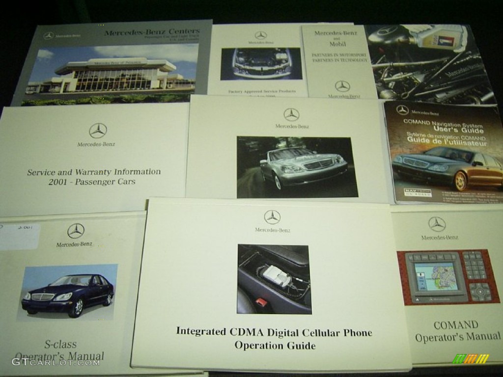 2001 Mercedes-Benz S 600 Sedan Books/Manuals Photo #56590158