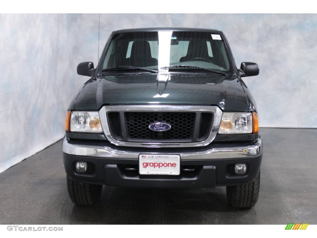2005 Ranger XLT SuperCab 4x4 - Green / Medium Dark Flint photo #2