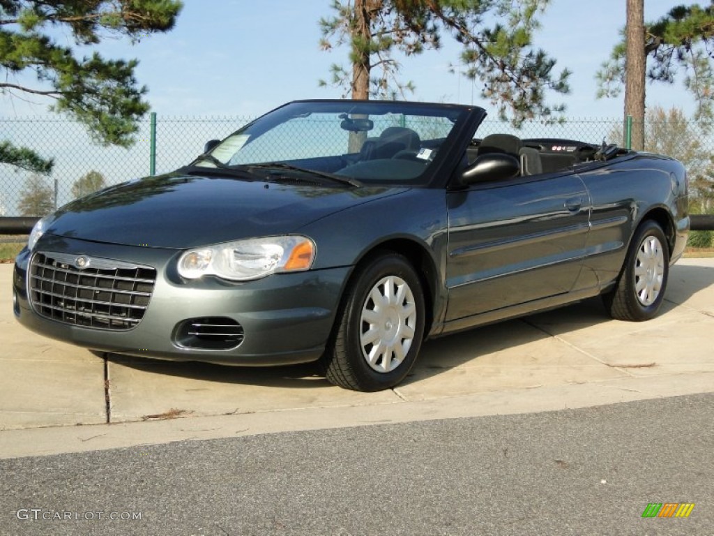 2006 Sebring Convertible - Magnesium Pearl / Dark Slate Gray photo #10