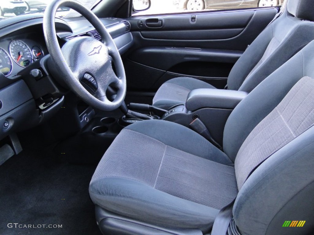 Dark Slate Gray Interior 2006 Chrysler Sebring Convertible Photo #56590479
