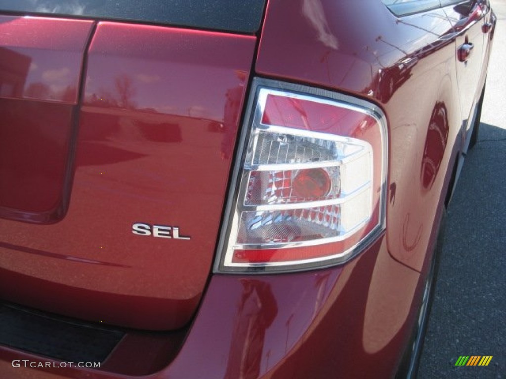 2008 Edge SEL - Redfire Metallic / Charcoal photo #16