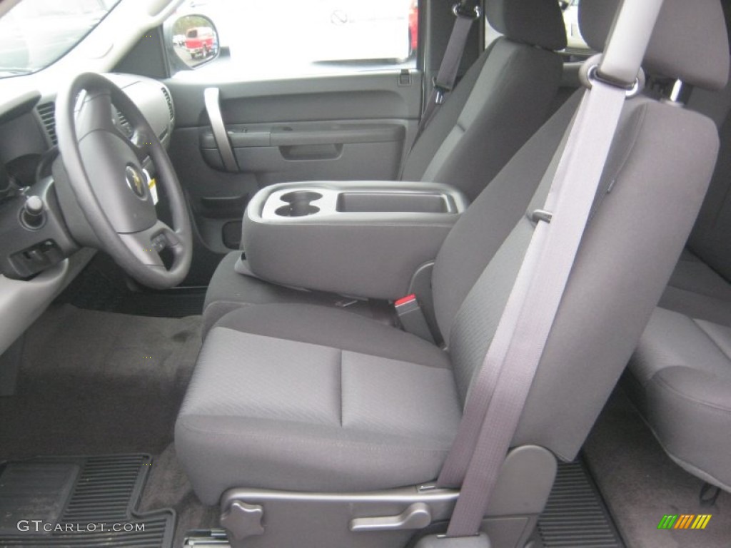 Dark Titanium Interior 2012 Chevrolet Silverado 1500 LS Extended Cab Photo #56591532
