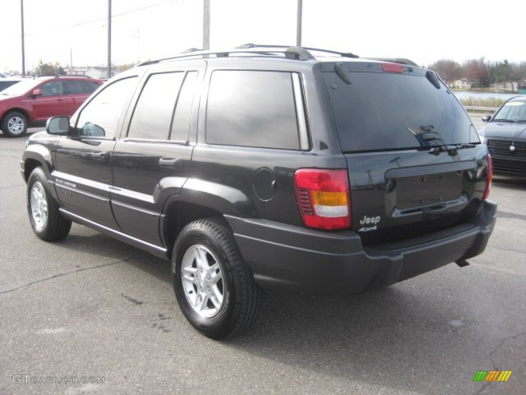 2003 Grand Cherokee Laredo 4x4 - Brilliant Black / Dark Slate Gray photo #8