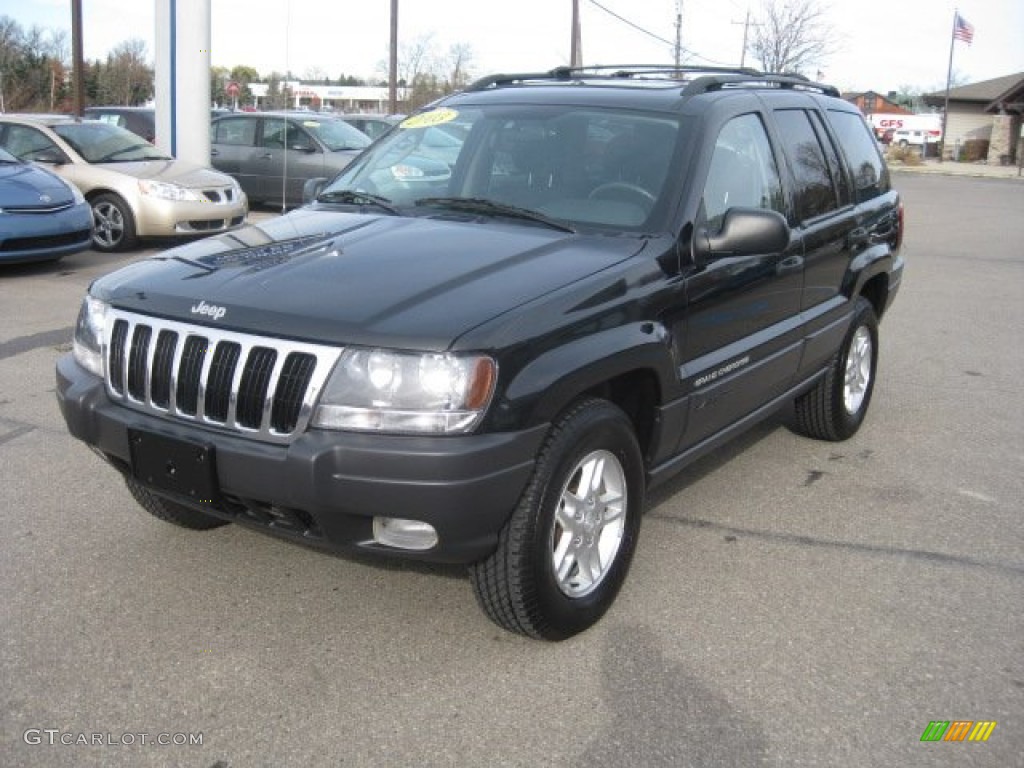 2003 Grand Cherokee Laredo 4x4 - Brilliant Black / Dark Slate Gray photo #10