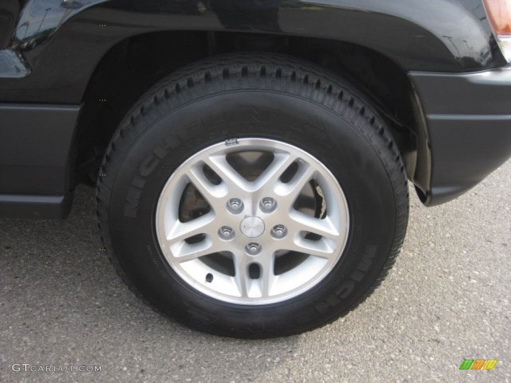 2003 Grand Cherokee Laredo 4x4 - Brilliant Black / Dark Slate Gray photo #12