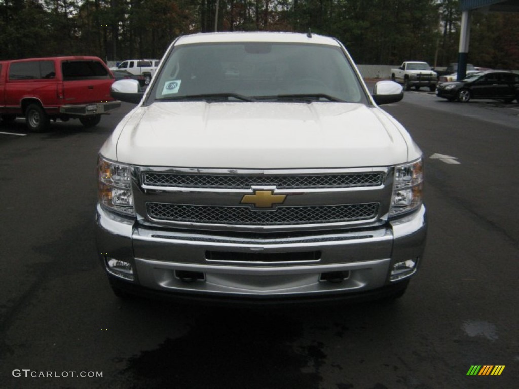 2012 Silverado 1500 LT Crew Cab 4x4 - White Diamond Tricoat / Ebony photo #35