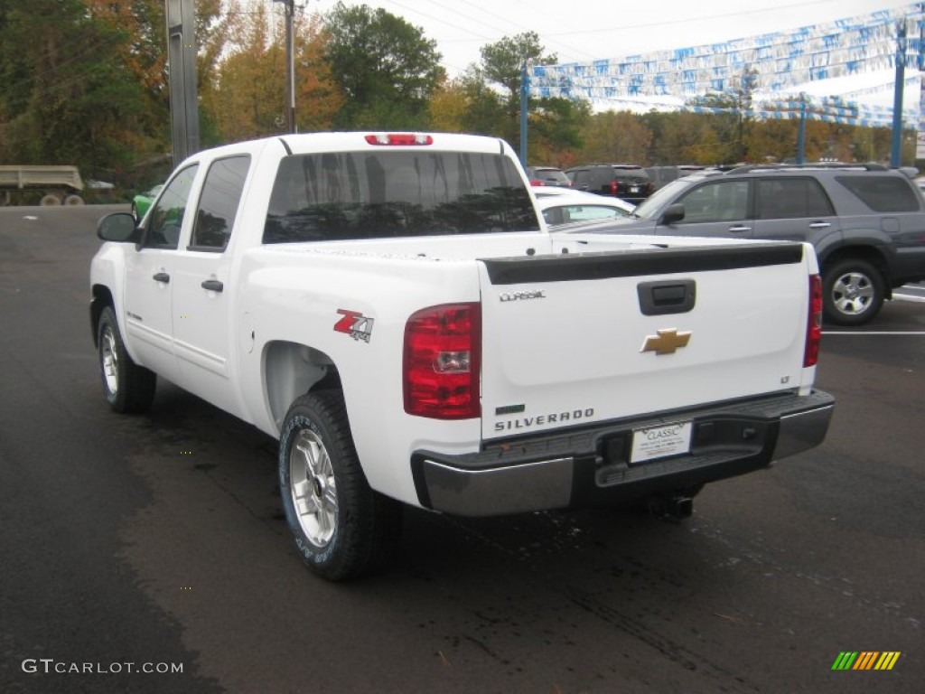 2012 Silverado 1500 LT Crew Cab 4x4 - White Diamond Tricoat / Light Titanium/Dark Titanium photo #3