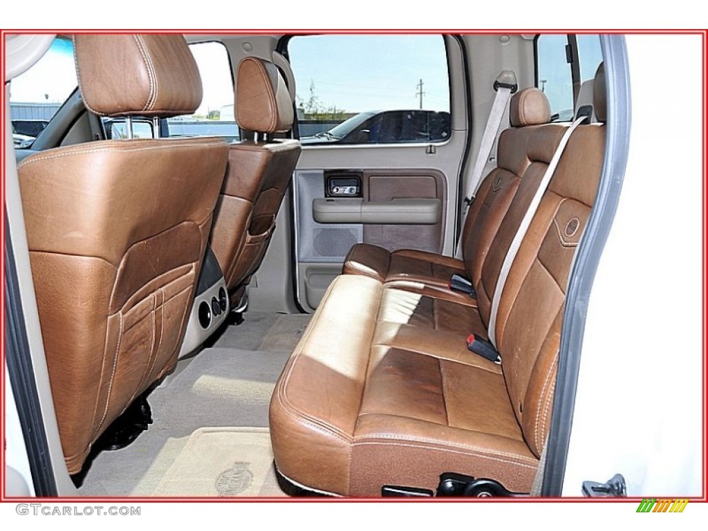 2006 F150 King Ranch SuperCrew 4x4 - Oxford White / Castano Brown Leather photo #20