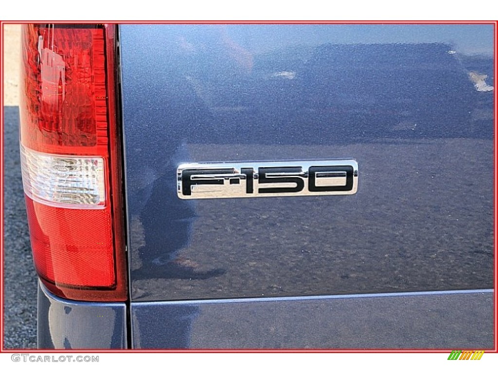 2006 F150 Lariat SuperCrew 4x4 - Medium Wedgewood Blue Metallic / Tan photo #4