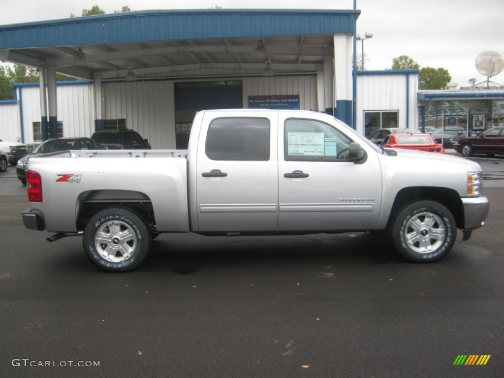 2012 Silverado 1500 LT Crew Cab 4x4 - Silver Ice Metallic / Light Titanium/Dark Titanium photo #6