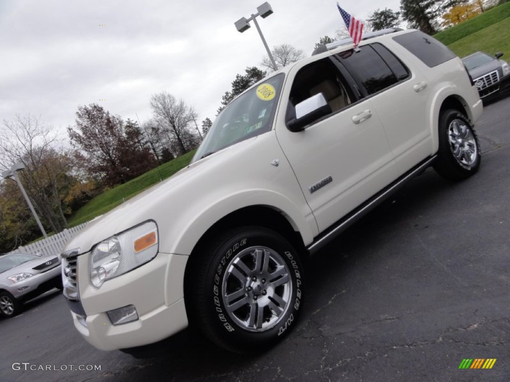 White Sand Tri coat Ford Explorer