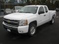 2011 Summit White Chevrolet Silverado 1500 LT Extended Cab 4x4  photo #1