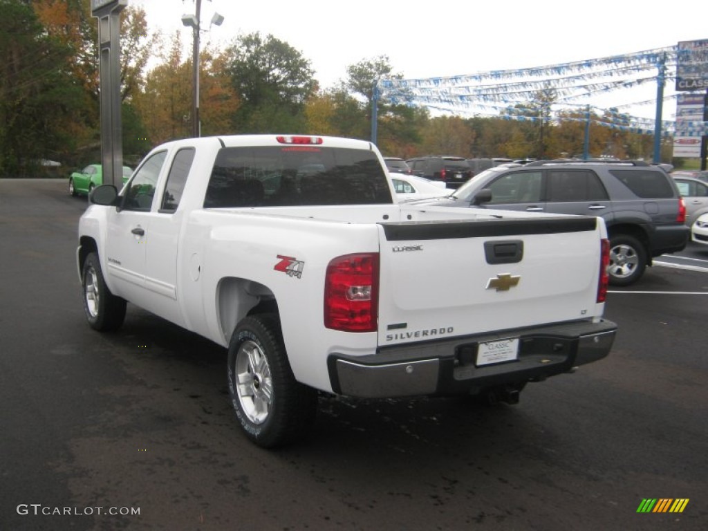 2011 Silverado 1500 LT Extended Cab 4x4 - Summit White / Light Titanium/Ebony photo #3