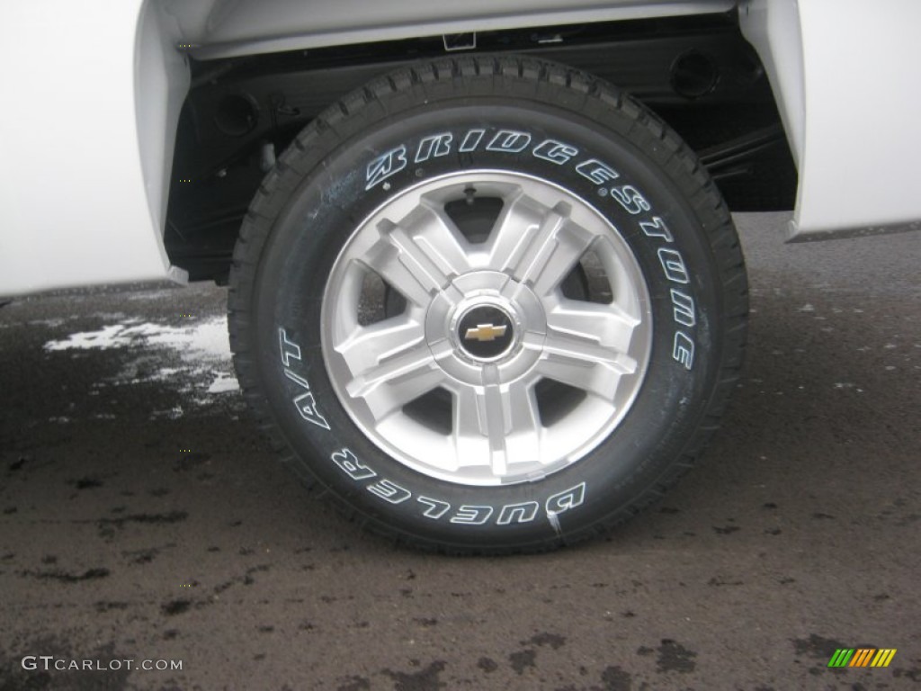 2011 Silverado 1500 LT Extended Cab 4x4 - Summit White / Light Titanium/Ebony photo #21