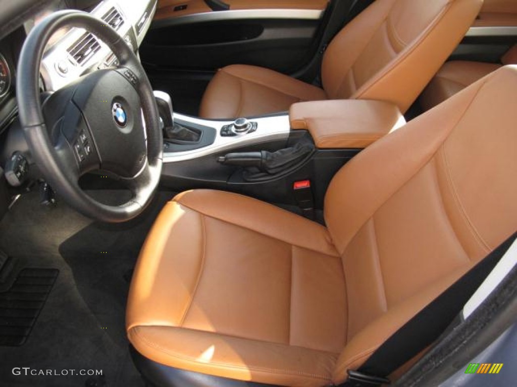 Saddle Brown Dakota Leather Interior 2009 BMW 3 Series 335i Sedan Photo #56594994