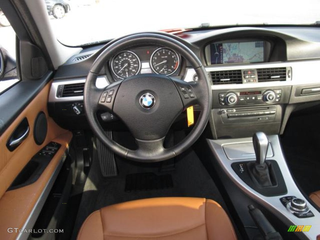 2009 3 Series 335i Sedan - Blue Water Metallic / Saddle Brown Dakota Leather photo #18