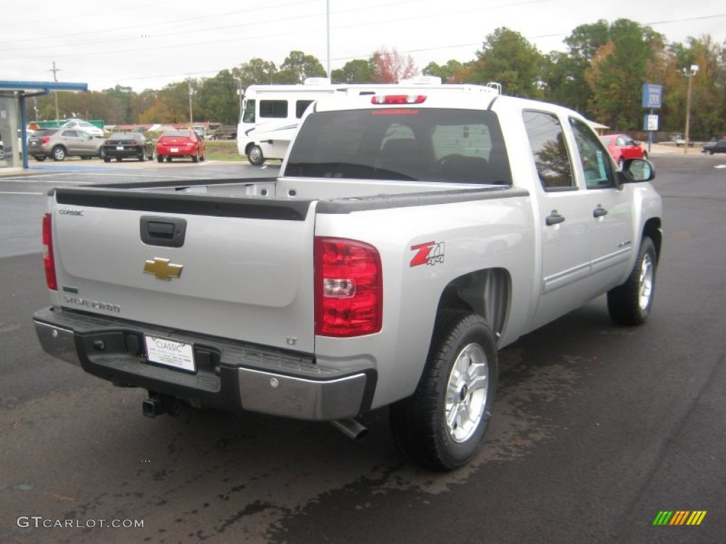 2011 Silverado 1500 LT Crew Cab 4x4 - Sheer Silver Metallic / Ebony photo #5